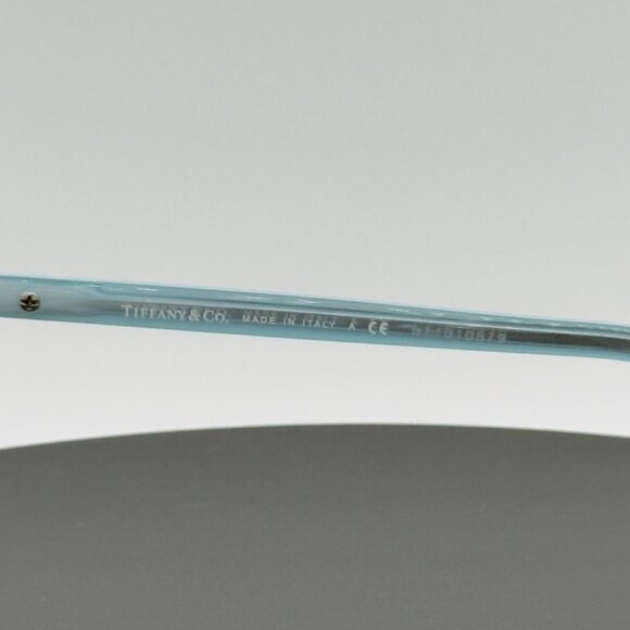 Tiffany TF1111-B 6097 Italy Black Silver HalfRim Eyeglasses Frames Women NOTE - Picture 4 of 10